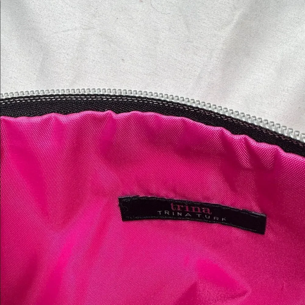 Trina Turk Glitter Cosmetic‎ Bag. NWT.